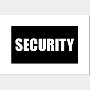 Security shirt wear by george floyd Posters and Art